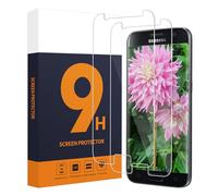 Carantee Vetro temperato per Samsung Galaxy S7, nessuna bolla protezione schermo, durezza 9H, copertura 2.5D, sensibile al tatto, 0.33mm trasparente HD Samsung S7 vetro protettivo-2 pezzi