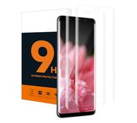Carantee Vetro temperato per Samsung Galaxy S8 Film, alta sensibilità, protezione schermo, durezza 9H, resistente ai graffi, 0,33 mm, senza bolle, ultra HD trasparente S8, vetro protettivo (2 pezzi 3D