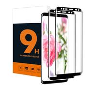 Carantee Vetro temperato per Samsung Galaxy S8 Plus Vetro, 0,33 mm ad alta sensibilità protezione schermo, durezza ultra resistente 9H, copertura 3D Bubble Free, 2 pezzi Ultra HD S8 Plus vetro