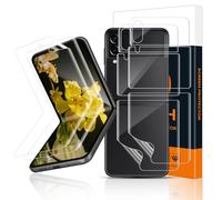 Carantee Vetro Temperato per Samsung Galaxy Z Flip 4 5G Protezione schermo, Anti Graffi, Senza Bolla Touch Sensibile, 2+2 Pack 0,15mm TPU HD Chiaro Z Flip 4 5G Vetro Protection+Pellicola Protettiva