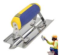 Cararaccia a noleggio - Cutter di bordo in acciaio senza Rivet, Curved, Basta End | Strumenti manuali per superfici di cemento, cordoli, rivestimenti per pavimenti, garage, costruzione, mura