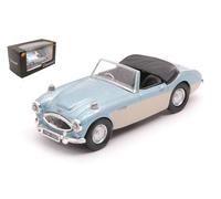 CARARAMA CA416240 AUSTIN HEALEY CONVERTIBLE LIGHT BLUE 1:43 Modellino