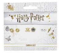 Official Harry Potter Stud Earring Set including Time Turners, Chocolate Frogs,