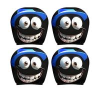 Carattere Cartoni Animati Umoristico Copri Poggiatesta Automatica Cover Colore Disegni per Bambini Accessori Auto con Cartone Animato Accessori Sedili Auto Universali Protettori