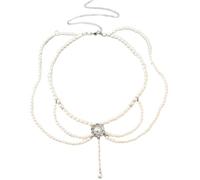Carattere retrò che gioca corpo accessorio multistrato catena in vita con unica catena in vita a forma di perline per gli amanti della moda uso quotidiano