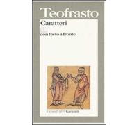 Caratteri. Testo greco a fronte
