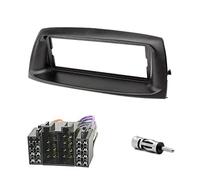 CARAV 11-018-801-6 Mascherina per autoradio 1-DIN in Dash + cavo ISO e adattatore dell'antenna