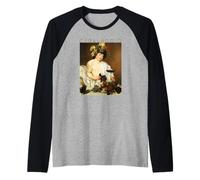 Caravaggio Bacco Arte per Artisti Maglia con Maniche Raglan