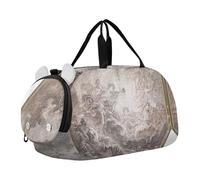 Caravaggio Basket Fruit Duffle Bags per viaggio Tote Weekender Pernottamento Carry on Duffel per ragazzi con scomparto per scarpe, Stampa Francois Lemoyne Hercules, classico
