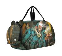 Caravaggio Basket Fruit Duffle Bags per viaggio Tote Weekender Pernottamento Carry on Duffel per ragazzi con scomparto per scarpe, Francois Boucher Signora ritratto, classico
