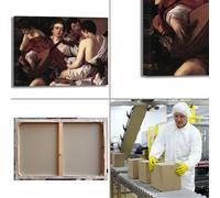 Caravaggio concerto di giovani quadro stampa tela dipinto telaio arredo casa