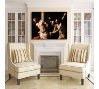 Caravaggio Cristo alla colonna quadro stampa tela dipinto telaio arredo casa