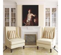 Caravaggio Davide testa Golia 2 quadro stampa tela dipinto telaio arredo casa