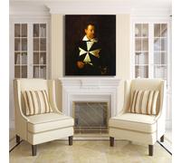 Caravaggio fra Antonio Martelli quadro stampa tela dipinto telaio arredo casa