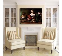 Caravaggio Marta e Maria Maddalena quadro stampa tela dipinto telaio arredo casa