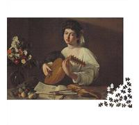 Caravaggio Puzzle in Legno, Puzzles museo, Regalo Di San Valentino, Rompicapo dipinto 1000 Pezzi, Puzzle Impegnativi, Per Esercitare La Logica, 1000 Pcs