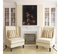 Caravaggio san Francesco preghiera 2 quadro stampa tela dipinto arredo casa