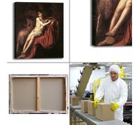 Caravaggio san Giovanni Battista 6 quadro stampa tela dipinto telaio arredo casa