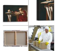 Caravaggio san Girolamo scrivente quadro stampa tela dipinto telaio arredo casa