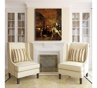 Caravaggio seppellimento santa Lucia quadro stampa tela dipinto arredo casa