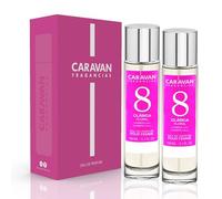 CARAVAN FRAGANCIAS - Scatola regalo con 2 profumi n. 8 da 150 ml, per donna