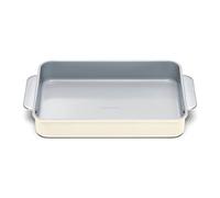 Caraway Padella rettangolare in ceramica antiaderente, 22,9 x 33 cm, con rivestimento in ceramica naturalmente liscia, atossica, priva di PTFE e PFOA, perfetta per brownie, lasagna e altro ancora,