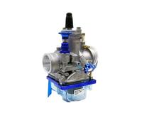Carb Carburatore Carburatore Universale Per Keihin ATV Oko 2T 4T Moto Carb Con Getto Di Potenza Carburador PWK 24 26 28 30 32 34 Mm Carburatore Moto(Blue 26mm)