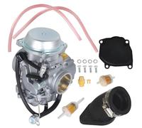 Carb Carburatore Per Suzuki Per Quadrunner 250 LT4WD 1994-96 LTF250 2x4 1990-1999 LTF4WD 1997-1998 Carburatore + Manicotto Del Collettore Di Aspirazione Carburatore Moto