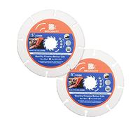 Carbide Multi Wheel Disco125mm - BRSCHNITT Disco da taglio per Legno Duro, Laminato, Plastica(2 Pezzi)