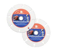 Carbide Multi Wheel Disco75mm - BRSCHNITT Disco da taglio per Legno Duro, Laminato, Plastica(2 Pezzi)