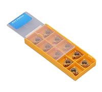 Carbide Turning Inserts 16NR AG60 EP318 | 10 Pcs CNC Lathe Cutting Tools for Steel/Stainless Steel/Alloy Steel | Thick Coating & High Toughness for Fine & Rough Turning