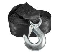 CarBole Cinghia Verricello 2 Inch x 20 Feet(5cm x6m), con Gancio Sicurezza | Cinghia di Traino per Grandi Barche, Jet Ski, Wave Runner, Rimorchio, Attrezzature Pesanti, Fissaggio a Letto Piatto