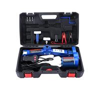 CarBole Cric Jack per Auto Elettrica 3T: Jack per Sollevamento a Forbice DC 12V Sollevamento Automatico Idraulico a Pavimento Jack Regolabile Altezza 12-45 cm per Veicoli, SUV