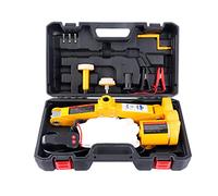 CarBole Cric Jack per Auto Elettrica 3T: Jack per Sollevamento a Forbice DC 12V Sollevamento Automatico Idraulico a Pavimento Jack Regolabile Altezza 12-42 cm per Veicoli, SUV