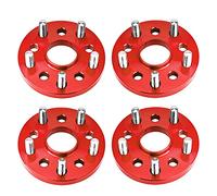 CarBole Distanziali Ruote 5x120 & 20mm (2 Pcs) / 15mm (2 Pcs) NLB:72,56 con Boulon:M12x1.5 (Rouge),Compatibile con BMW etc.