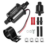 CarBole Pompa Carburante Elettrica 4-7PSI,HEP-02A, Pompa Di Alimentazione con Kit di Installazione e Filtro del Carburante,Adatto per Carburatori,Adatta per Diesel e Benzina
