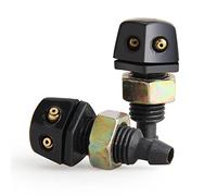 CarBole Pompa Lavavetri Universale Anteriore: 2 Pezzi Sistema di Lavaggio Parabrezza, Ugelli Spruzzatori Tergicristallo di Ricambio