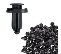 CarBole Rivetti in plastica da 10 mm: 100 clip per assetto auto kit pezzi parafango universale push fermo pin rivetto Trim clip Fastner Set