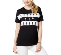 Carbon Copy Donna Fenicottero Ananas Palma T-Shirt