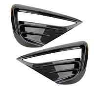 Carbon Fiber ABS Front Fog Light Spoiler Cover Fit for Tesla Model Y 2020-2023
