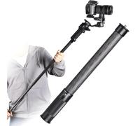 Carbon Fiber Extension Pole Fast Twisting Lock 4 Section Tube 1/4"""" Screw Mount Compatible with Camera Phone Gimbal Stablizer Gopro Dji Osmo