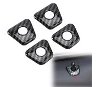 Carbon Fiber Inner Door Bolt Lock Down Frame Trim Per BMW 5 Series G30 18-22