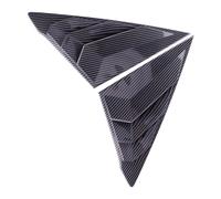 Carbon Fiber Look Rear Side Window Louver Cover Fit for Honda Civic 11th 2022