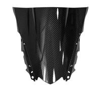 Carbon Fiber Look Windshield Compatible With R25 R3 YZF-R25 YZF-R3 ABS Models 2015 2016 2017 2018 Fits OEM Part 1WD-F8381-00-00 Replacement Windscreen