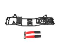 Carbon Fiber RC Chassis Frame | Aluminum Alloy Suspension for AXIAL SCX10 1/10 | Upgrade Chassis for Off - Road Crawlers/Trail Trucks (Black)