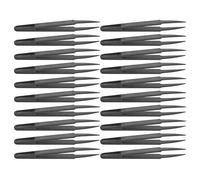 Carbon Fiber Static Control Tweezers Set | 20Pcs High Accuracy Industrial Repair Tools | ESD Safe Tweezers for Electronics/Watch/Phone Repair | Model 93303