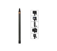 Carbon Fiber Telescopic Extension Pole for 360Insta Gopro11/10 Action5 for Microphone Recording and Interview B