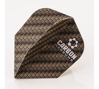 Carbon Harrows - Alette per freccette, modello standard, color bronzo, 9 pezzi (3 set).