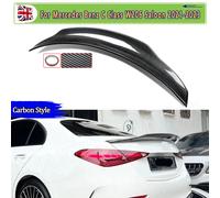 Carbon Look Posteriore Splitter Spoiler PER MERCEDES CLASSE C W206 C180 C200 C300 2021 2022 2023 PSM STYLE Baule POSTERIORE Spoiler Ala