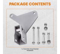 Carbon Steel Track Bar Drop Bracket Kit New For Jeep Grand Cherokee 1999-2004 WJ